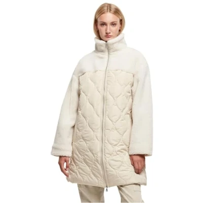 Image of Urban Classics Sherpa Winter coat, Women&#039;s, Size: XXL, Softseagrass whitesand