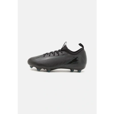 Image of Nike Performance JR ZOOM Vapor 16 Academy FG/MG Unisex Moulded stud football boots for kids, Size: 13.5K, Black/deep jungle Synthetics/textile