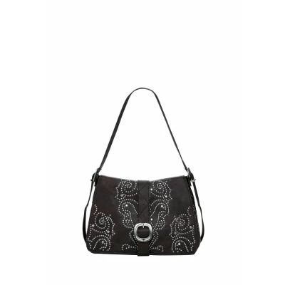 Image of Desigual Medium Buckle Handbag, Women&#039;s, Size: One Size, Brown