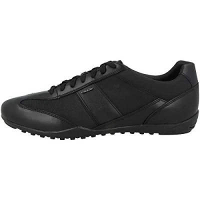 Image of Geox Wells Trainers, Men&#039;s, Size: 41, Black shoes