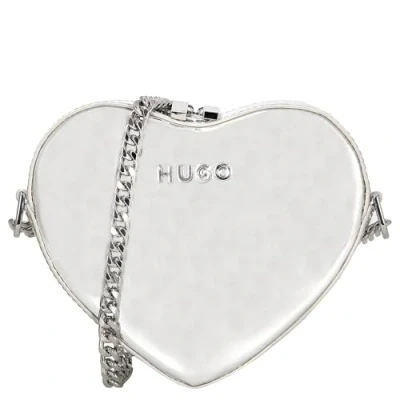 Image of HUGO LOVE Crossbody Across body bag, Women&#039;s, Size: One Size, Silver