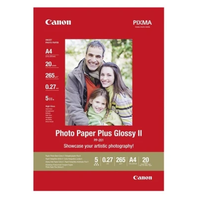 Image of Canon Original PP 201A4 Bubblejet Media Photo Paper A4 20SH 2311B019
