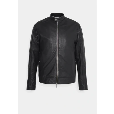 Image of Selected Homme Classic Leather jacket, Men&#039;s, Size: Small, Black