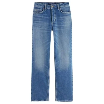 Image of Scotch &amp; Soda CORE THE SKY Straight leg jeans, Women&#039;s, Size: 24x32, Blue dream