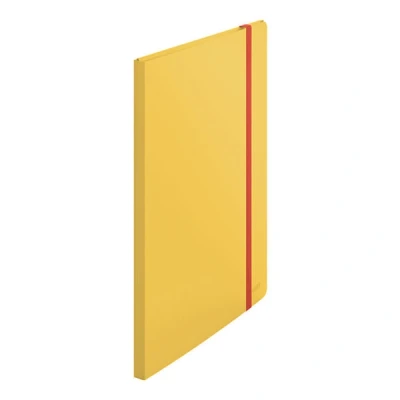 Image of Leitz A4 Plus Display Book, 20 Pockets, 40 Sheet Capacity, Cosy Range, Warm Yellow, 46700019