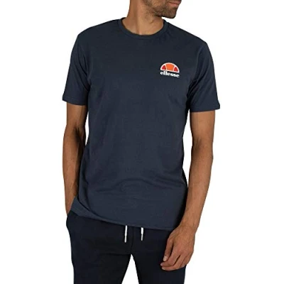 Image of Ellesse Canaletto Print Tshirt, Men&#039;s, Size: Medium, Dress blues