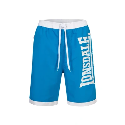 Image of Lonsdale Clennell Swimming shorts, Men&#039;s, Size: Small, Blue white