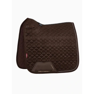 Image of LeMieux Saddlepad Crystal Suede brown