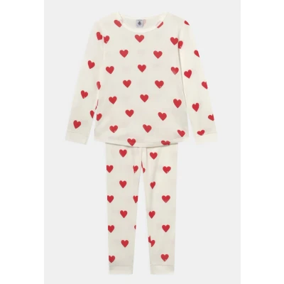 Image of Petit Bateau Massue Pyjama set for kids, Size: 2y, Marshmallow/terkuit