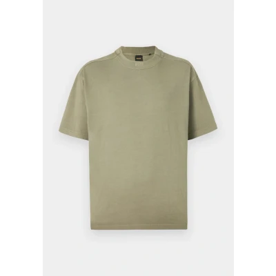 Image of BOSS Men&#039;s Te_dye T Shirt, 342open green, M