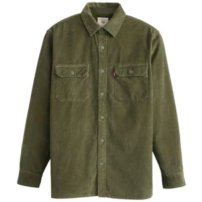 Image of Levi&#039;s Jackson Worker Shirt, Men&#039;s, Size: Small, Olive night
