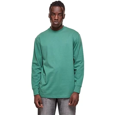 Image of Urban Classics Men&#039;s Tall Tee L/S T Shirt, Leaf, 4XL