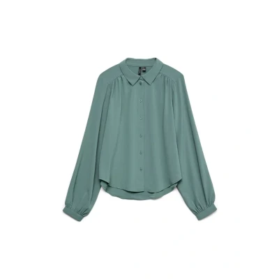 Image of Vero Moda Vmani Shirt Buttondown blouse, Women&#039;s, Size: XS, Laurel wreath
