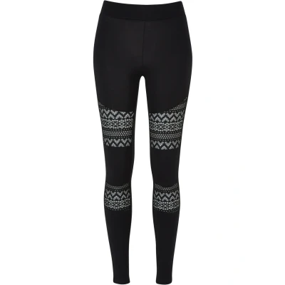 Image of Urban Classics Crochet Leggings Trousers, Women&#039;s, Size: Medium, Black