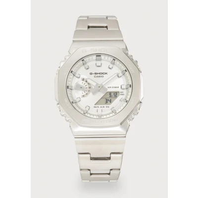 Image of G SHOCK GM2110D Chronograph watch silvercoloured, Men&#039;s, Size: One Size, Silver coloured