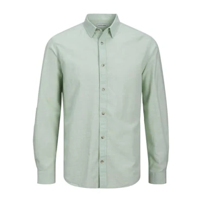 Image of Jack &amp; Jones Comfort FIT Shirt, Men&#039;s, Size: Large, Iceberg green