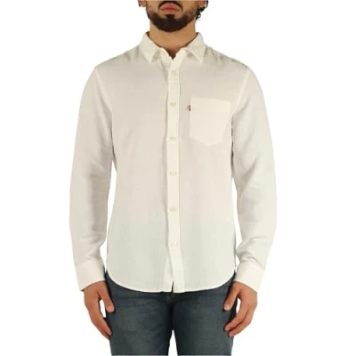 Image of Levi&#039;s Sunset Pocket Standard Shirt, Men&#039;s, Size: XXL, Bright white plus
