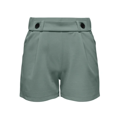 Image of JDY Geggo Shorts, Women&#039;s, Size: XL, Chinois green detail black button