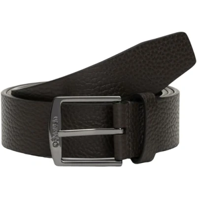 Image of Calvin Klein Casual Belt, Men&#039;s, Size: 38, Dark brown pebble