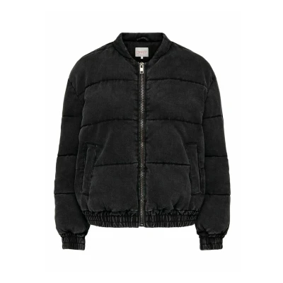Image of ONLY Women&#039;s Onlqueen Ls Puff DNM Jacket Gua, black, XS