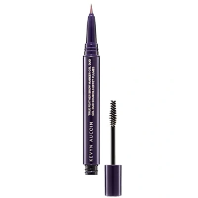 Image of Kevyn Aucoin True Feather Brow Marker Gel Duo 1.9ml (Various Shades) Warm Brunette