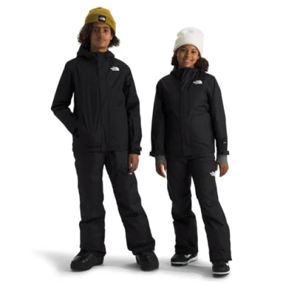 Image of The North Face TEEN Snowquest Unisex Ski jacket for kids, Size: 7/8y, Black