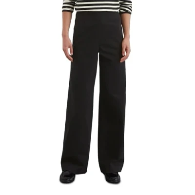 Image of Marc O&#039;Polo WIDE Fitted AT Waist WITH Darts Trousers, Women&#039;s, Size: 42, Black