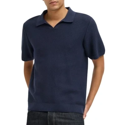 Image of Jack &amp; Jones Premium Jprcceaston Split NECK Polo shirt, Men&#039;s, Size: XS, Rain drum