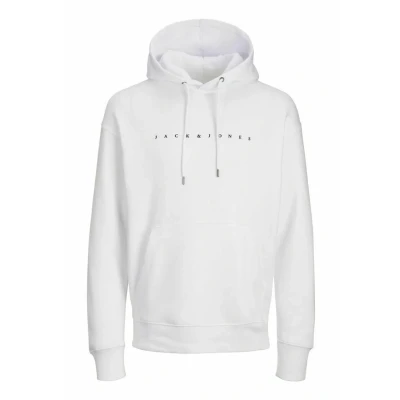 Image of Jack &amp; Jones Jjestar HOOD Hoodie, Men&#039;s, Size: XS, White