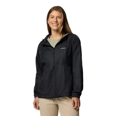 Image of Columbia Flash FORWARD Windbreaker, Women&#039;s, Size: XL, Black