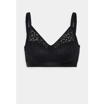 Image of Chantelle Norah Wirefree Support BRA Bustier, Women&#039;s, Size: 32D, Black