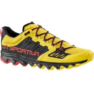Image of La Sportiva Helios III Trail running shoes, Men&#039;s, Size: 8.5, Yellow/black Textile/synthetics