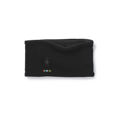 Image of Smartwool Thermal Merino Reversible Headband Unisex Adult, Black Charcoal Heather, One Size