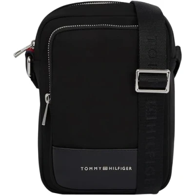 Image of Tommy Hilfiger Business MINI Reporter Across body bag, Men&#039;s, Size: One Size, Black