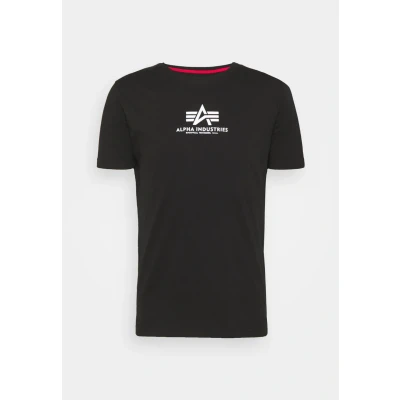 Image of ALPHA INDUSTRIES Basic T Ml Shirt for Men, Black, S