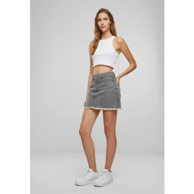 Image of Urban Classics Heavy Denim skirt, Women&#039;s, Size: 34, New grey washed