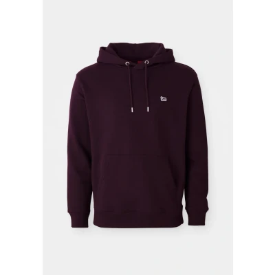 Image of Lee Plain Hoodie Hoodie, Men&#039;s, Size: XL, Deep wine