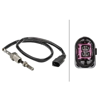 Image of Sensor, exhaust gas temperature HELLA 6PT 358 181 141