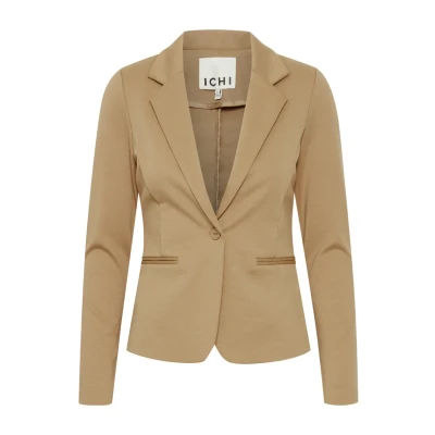 Image of ICHI Blazer, Women&#039;s, Size: Medium, Tannin