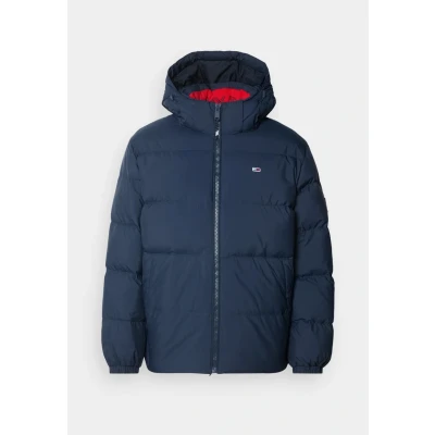 Image of Tommy Jeans Essential Down jacket, Men&#039;s, Size: 34, Dark night navy