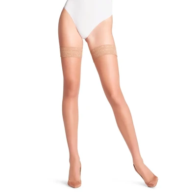 Image of FALKE Women&#039;s Stay Ups, Skin colour (Powder 4169), L