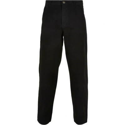 Image of Urban Classics Men&#039;s Canvas Pants, Black, 18