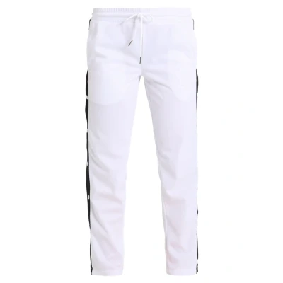 Image of Urban Classics Ladies Button UP Track Pants Tracksuit bottoms, Women&#039;s, Size: XS, White/black