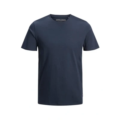 Image of Jack &amp; Jones Men&#039;s Jjeorganic Basic Tee Ss O Neck Noos T Shirt, Navy, XXL