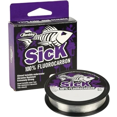 Image of Berkley Sick Fluorocarbon Leader Clear 50m 0,40mm (12,6kg/27lb)