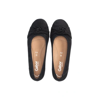 Image of Gabor Comfort Ballet pumps, Women&#039;s, Size: 5, Schwarz Suede