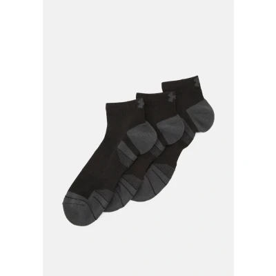 Image of Under Armour Performance TECH LOW 3 PACK Sports socks, Size: 4 7.5, Black/jet gray
