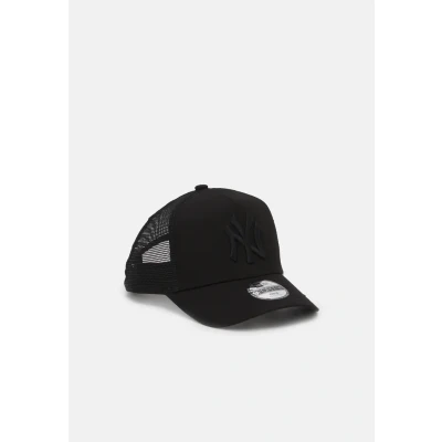 Image of New Era KIDS Essential Aframe Trucker Unisex Club wear for kids, Size: 4 6y, Black