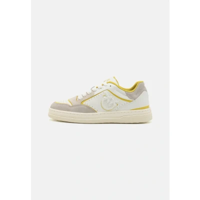 Image of Pinko Mandy Trainers, Women&#039;s, Size: 3, White/lime leather and imitation