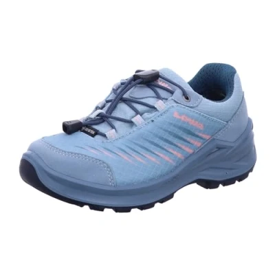 Image of Lowa Zirrox II GTX JR Unisex Hiking shoes for kids, Size: 9K, Eisblau/petrol Textile/synthetics
